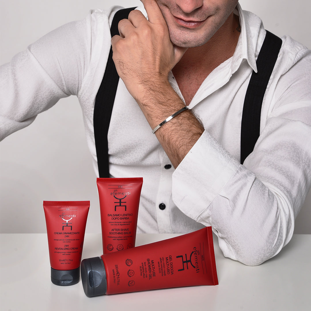 Nasce la LINEA UOMO “gli elementi”, una nuova beauty routine tutta al maschile