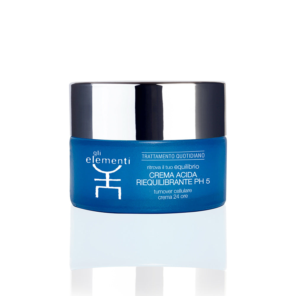 Crema acida riequilibrante pH 5 - Cosmesi termale - Gli elementi