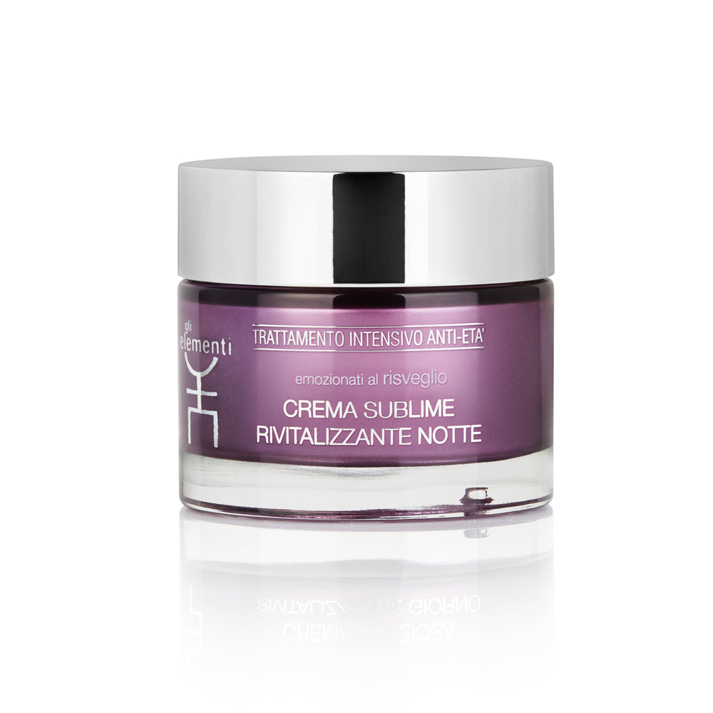 Crema sublime rivitalizzante notte - Cosmesi termale - Gli elementi